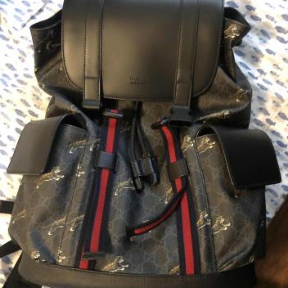 Gucci Bestiary backpack with tigers